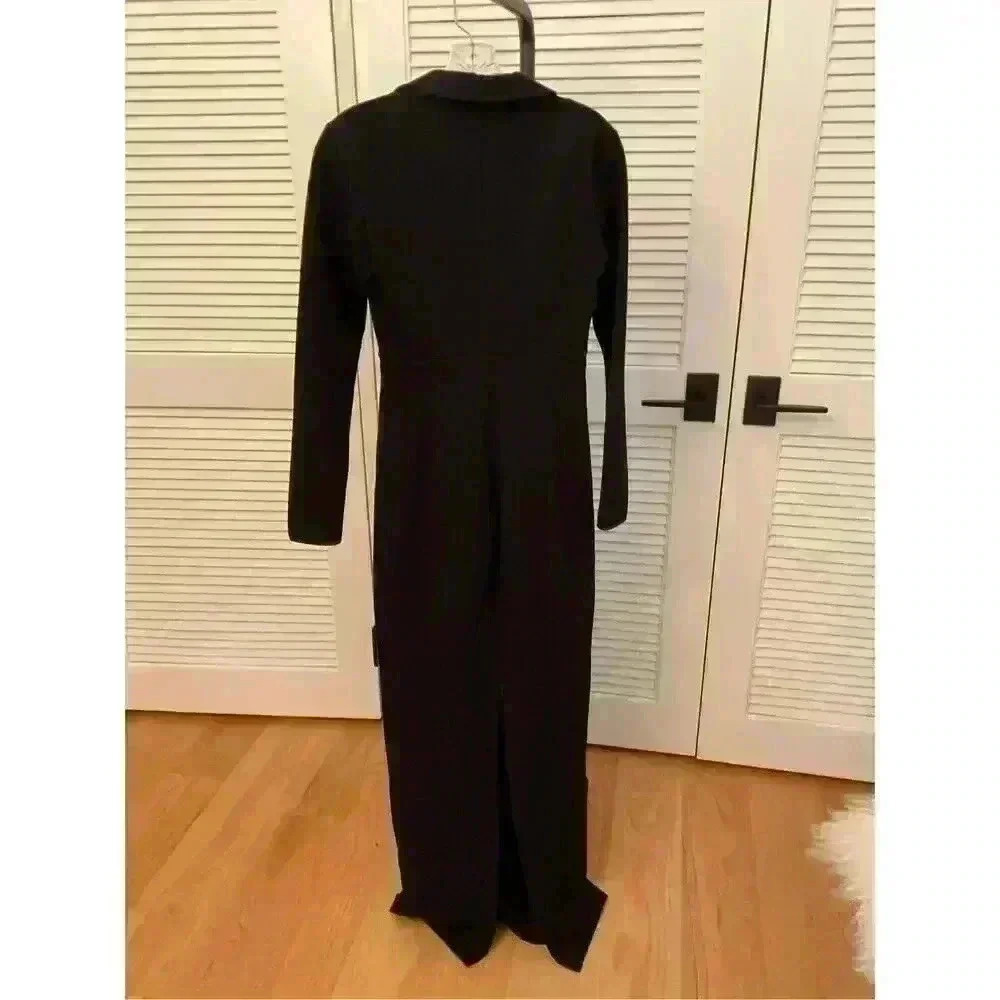 Staud Humboldt Dress Black Sz M Brand New - Picture 6 of 10